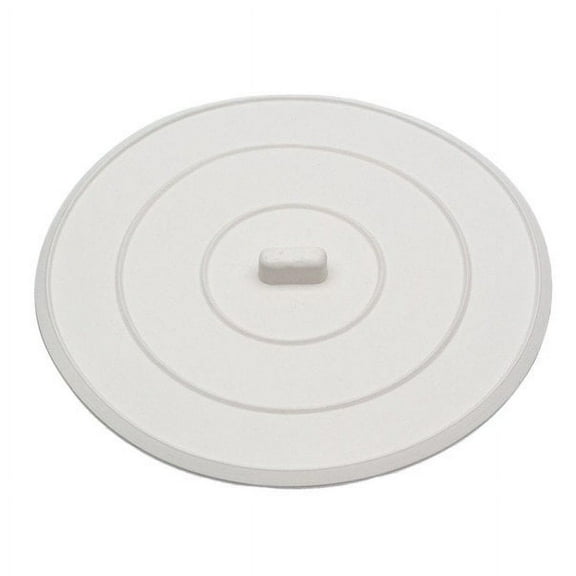 Lincoln Products Flat Sink Stopper 5 in,White Contractor 5 Per Pack, 12 Packs