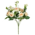thumbnail image 2 of JHGoosa Artificial Rose Bouquet Small Bouquet Of 10 Realistic Rose Flowers Perfect For Wedding Decorations And Home Centerpieces(Clearance), 2 of 5