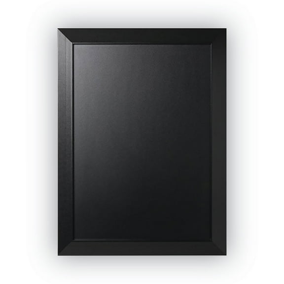 MasterVision Kamashi Chalk Board, 36 x 24, Black Frame