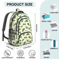 thumbnail image 5 of Tractor and Trailers Cream Pattern Backpack for School, Cute School Bag with Adjustable Shoulder Straps and Padded Back, 16.9"x12.6"x5.9", 5 of 5
