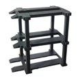 thumbnail image 1 of arctrm 1/64 Scale Vehicle Display Stand Miniature Parking Lot Sand Table Realistic Simulation Micro Landscape Garage Display Diorama 3 Layer Black, 1 of 10