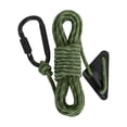 thumbnail image 1 of S SERENABLE Corde Réfléchissante pour Tente 5mm pour Randonnée Emballage Extérieur Bâche Vert Foncé, 1 of 9