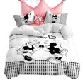 thumbnail image 1 of Juego de cama de dibujos animados de Minnie, Mickey Mouse, Capitán América, funda de edredón, funda de edredón, funda de almohada para niños, regalos zhangyuxiang LED, 1 of 2