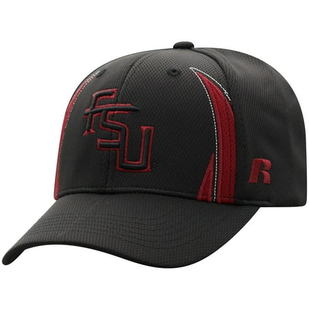 Florida State Seminoles Hard Hat - Men's Russell Black Florida State Seminoles React Adjustable Hat - OSFA
