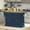 Navy Blue, variant on HOMCOM Rolling Kitchen Island Cart with Cabinets and Drawers, White