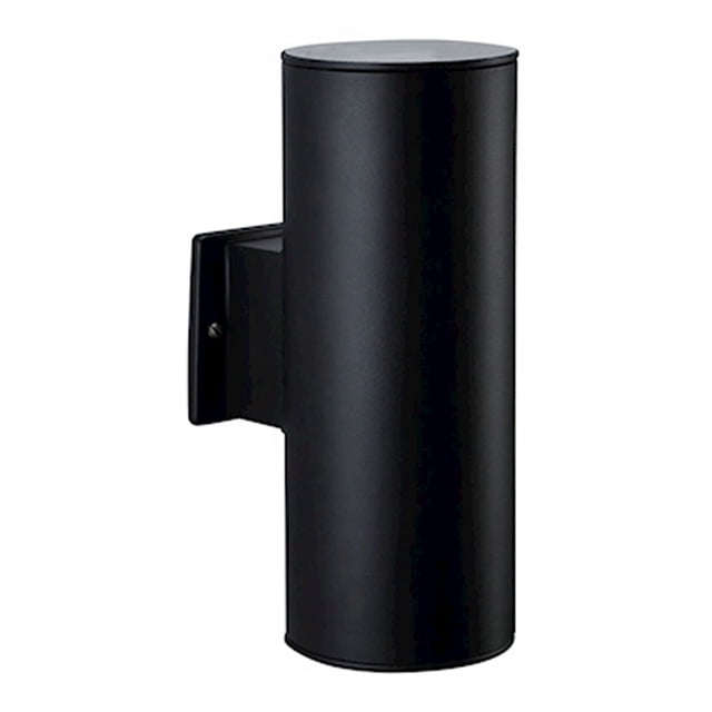 luminario exterior para pared led de 32 x 17.3 cm negro