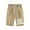 M193 Khaki, variant on Summer Girls Shorts Letter Print Elastic Waist Shorts With Pockets Fashion Daily Wear Teen Soft Clothes White Size 3-4 Years