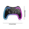 thumbnail image 2 of Wireless Gaming Controller For Nintend Switch/Lite/OLED Console With RGB Light Pro Gamepad For IOS Mobile LED Joysticks For PC, 2 of 4
