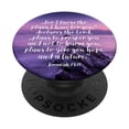 thumbnail image 1 of Soporte para teléfono PopSockets Versículo bíblico religioso Jeremías 29:11, 1 of 7