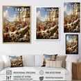 thumbnail image 4 of Designart "The School of Athens A Classical Masterpiece II" Spiritual Floater Framed Wall Decor, 4 of 7