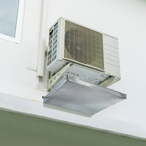 Pawsdot Ac Drip Pan Strong Galvanized Iron and Plastic Suitable for Indoor Outdoor