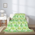 thumbnail image 2 of Sikiie Happy St. Patrick's Day Print Cozy Flannel Fleece Throw Blanket: Lightweight & Thick for All Seasons - Perfect for Women, Men, & Kids-50"x40", 2 of 6
