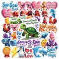 thumbnail image 2 of LUUFILx 50pcs Cute Ladybug and Fantasy Wing Insect Stationery Sticker for Laptop Water Bottle Holiday Decor Kids Crafting, 2 of 8