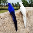 thumbnail image 6 of Lssam Realistic Feather Artificial Parrot Foam Lifelike Macaw Green Shoulder Ornament Bird Decor for Home Outdoor Party Costume One Piece, 6 of 9