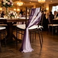 thumbnail image 5 of TACILIP Wedding Decor, 1PC Backrest Of Chair Chair Back Decoration Pearl Chiffon Fabric Beautiful Chiffon Curtain Wedding Hotel Decoration Chair Cover, Womens Gifts, 5 of 6