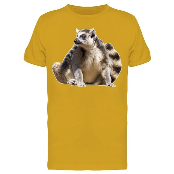 Ring-Tailed Lemur. Hologram  T-Shirt Men -Image by Shutterstock, Male Small
