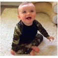 thumbnail image 6 of Camouflage Newborn Baby Boy Long Sleeve T-shirt Top Pants 2PCS Outfit Autumn Kid Clothes Sets 0-24M, 6 of 10