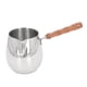thumbnail image 2 of Mini Olla Calentadora De Leche, Sartén Calentadora De Mantequilla De Acero Inoxidable 304 Con De Madera Para El Hogar Al Aire Libre, 2 of 7
