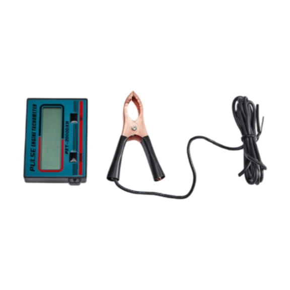 colaxi Tachometer Digital Tachometer LCD Display Handheld RPM Meter Hour Meter for UTV Marine Snowmower Motorcycle