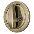 Brinks, Keyed Entry, Ball Doorknob and Deadbolt Combo, Antique Brass