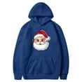 thumbnail image 4 of Mifsaly Womens Christmas Hoodie 2025 Oversized Christmas Santa Hooded Sweatshirt Loose Long Sleeve Xmas Pullover Tops Drop Shoulder Casual Winter Outerwear with Pocket Funny Gifts Festival Party, 4 of 4