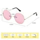 thumbnail image 3 of Gafas De Sol Personalizadas Carcasa De Metal Estilo Novedoso Gafas Unisex Vintage Mujeres Gafas De Sol Para Adultos Mujeres Hombres Adolescentes No.3 Noticed AP006686-04, 3 of 6