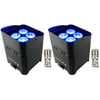 (2) Chauvet DJ Freedom Par Quad-4 IP Wireless Indoor/Outdoor Wash Lights