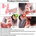 thumbnail image 3 of Quiet Revolution: tapones para los oídos con esponja de recuperación lenta para reducir el ruido, 60 pares, ideales para dormir, trabajar y viajar, 3 of 5