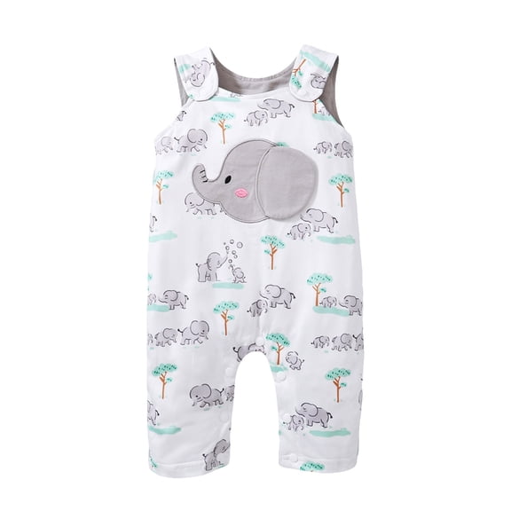 MZXELPRJD Long Sleeve Bodysuit Baby Cartoon Elephant Sleeveless Baby Romper Pullover 2 T Boys Clothing Sets Girl Dance Outfit Dance Outfits Girls Jogger Sets Size 10-12