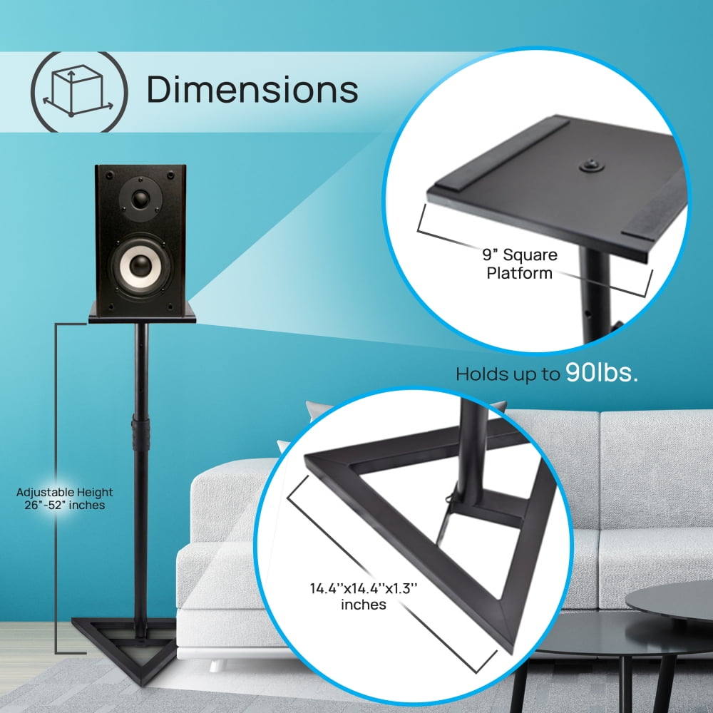 Studio Monitor Speaker Stands Pair 