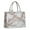Gray Rose Gold, variant on Large Capacity Tote Bag,Gray Rose Gold Marble Pattern Handbag Fashion Luxury Tote Bag,15.7"x13"x 5.1" Inches,Laptop Compatible