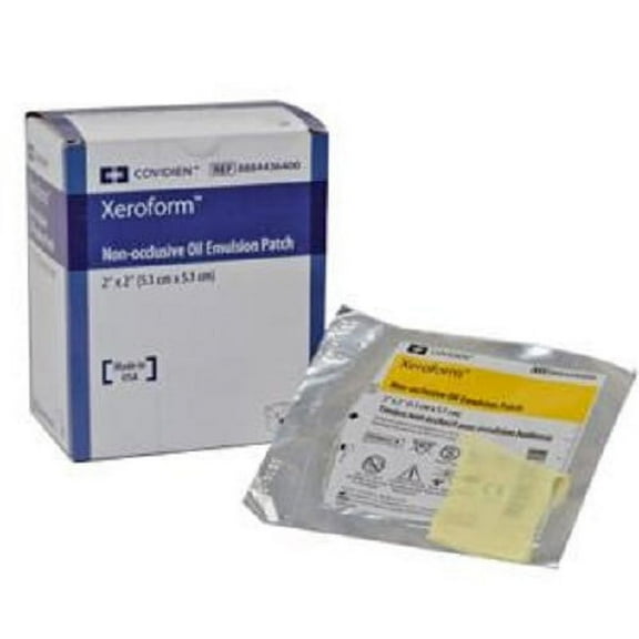 Xeroform Impregnated Dressing  2 X 2 Inch Gauze Bismuth Tribromophenate Sterile - Box of 50