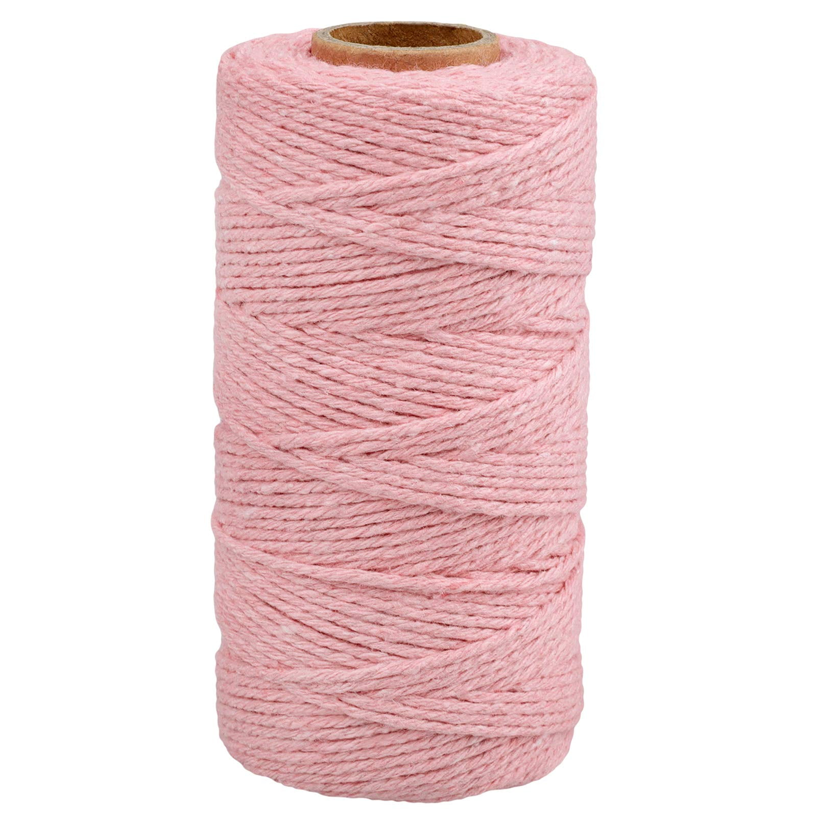 328 Feet Cotton Twine String Light Pink Cotton Bakers Twine