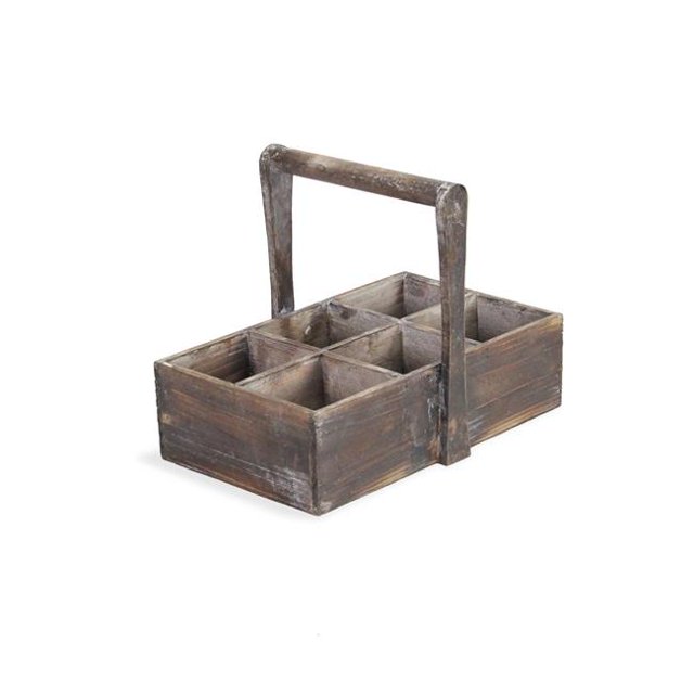 Cheungs FP-4487 Wooden Caddy with Raised Handle