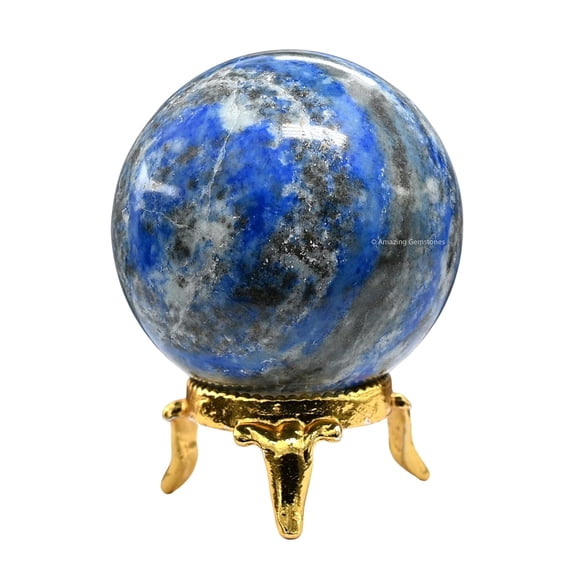 Lapis Lazuli Crystal Ball Sphere 2" Inches