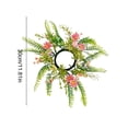 thumbnail image 3 of Dvkptbk Easter Candle Rings Holder Wreaths Spring Pastel Eggs Flowers Candle Holder Rings for Spring Easter Rustic Table Centerpiece Decor, 3 of 6