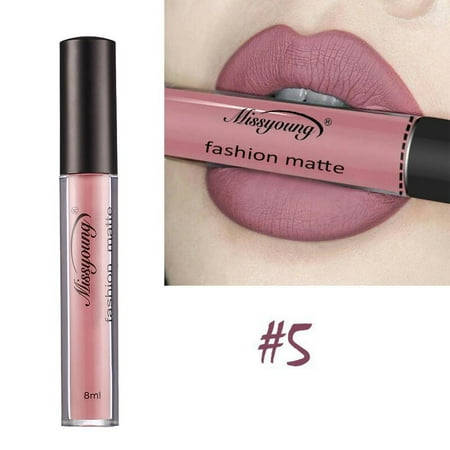 Color Gloss Lipstick - On Sales ! Lip Gloss 12 Colors Waterproof Makeup Long Lasting Matte Lipstick Liquid Pencil WCYE