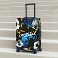 thumbnail image 2 of Lsque Football Printed Luggage Cover, Travel Luggage Protector,Scratch and Dirt Resistant, Fits 18-32 Inch Luggage - Small, 2 of 9