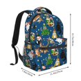 thumbnail image 4 of Hirioo Different Cats Christmas Print Laptop Backpack Lightweight Casual Travel Daypack for College Workplace Travel, 4 of 5