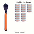 thumbnail image 1 of Multi-Layer Razor Hair Removal Tools Shaver Replacement Parts Classic Shaver Razor Blades, 1 of 5