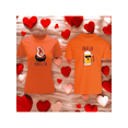 thumbnail image 1 of Playera Duo Parejas Con Impresion De La Pareja Perfecta Con Cerveza 14 De Febrero San Valentin Color Anaranjado Talla Chica Marca Emil SaEs, 1 of 4