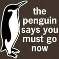thumbnail image 3 of CafePress - The Penguin Says Dark T Shirt - Men's Classic Graphic Cotton T-Shirt, 3 of 4
