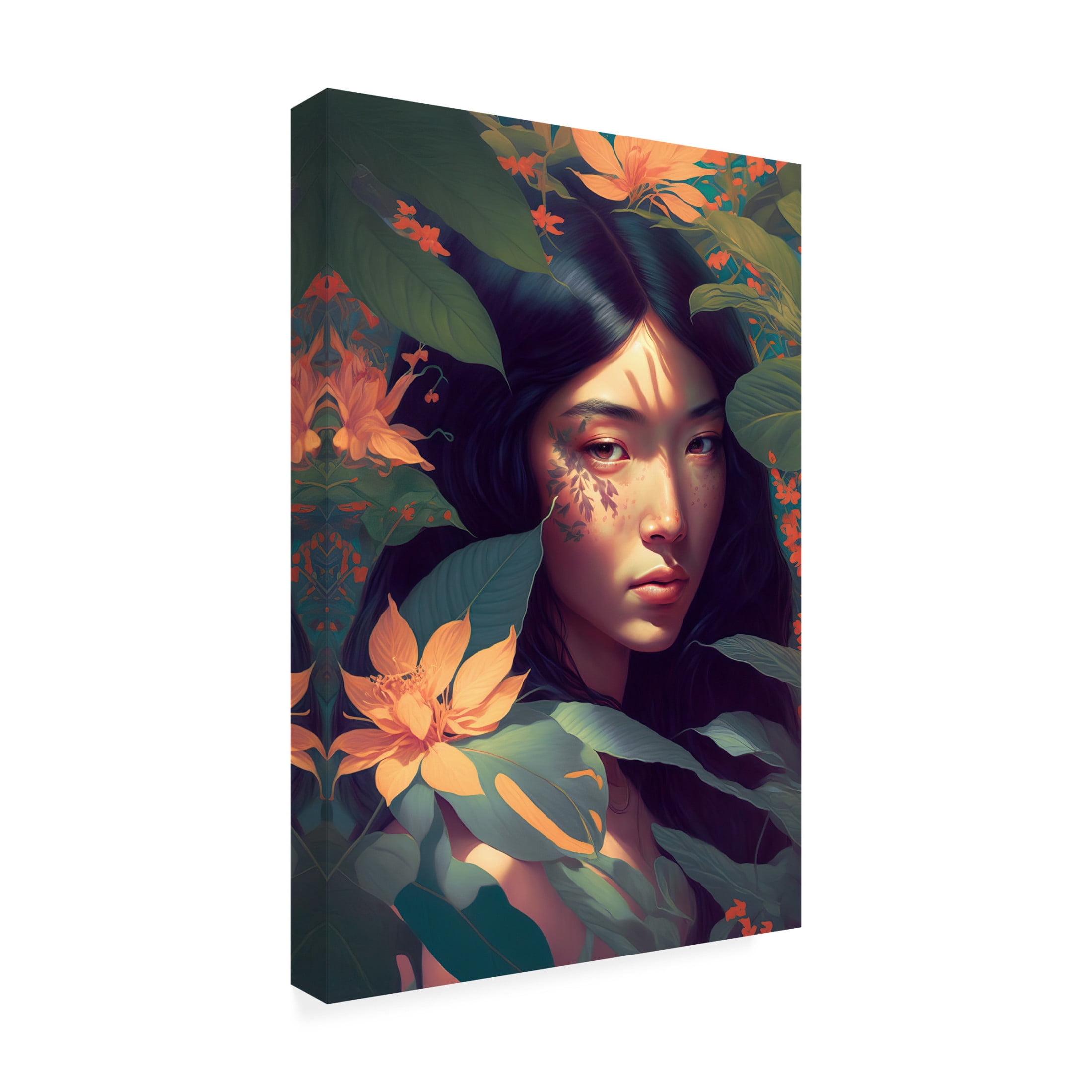 Canvas Wall Art - Treechild 'Natural Beauty' Wall Art for Living Room, Bedroom, or Office D?cor by Trademark Fine Art - 12 x 19 Inches