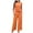 Orange, variant on Riforla Women's 2 Piece Cotton Casual Outfits Womens Button Sleeveless Vest Shirt Straight Wide Leg Trousers with Pockets 2 Piece Sets for Women Orange M