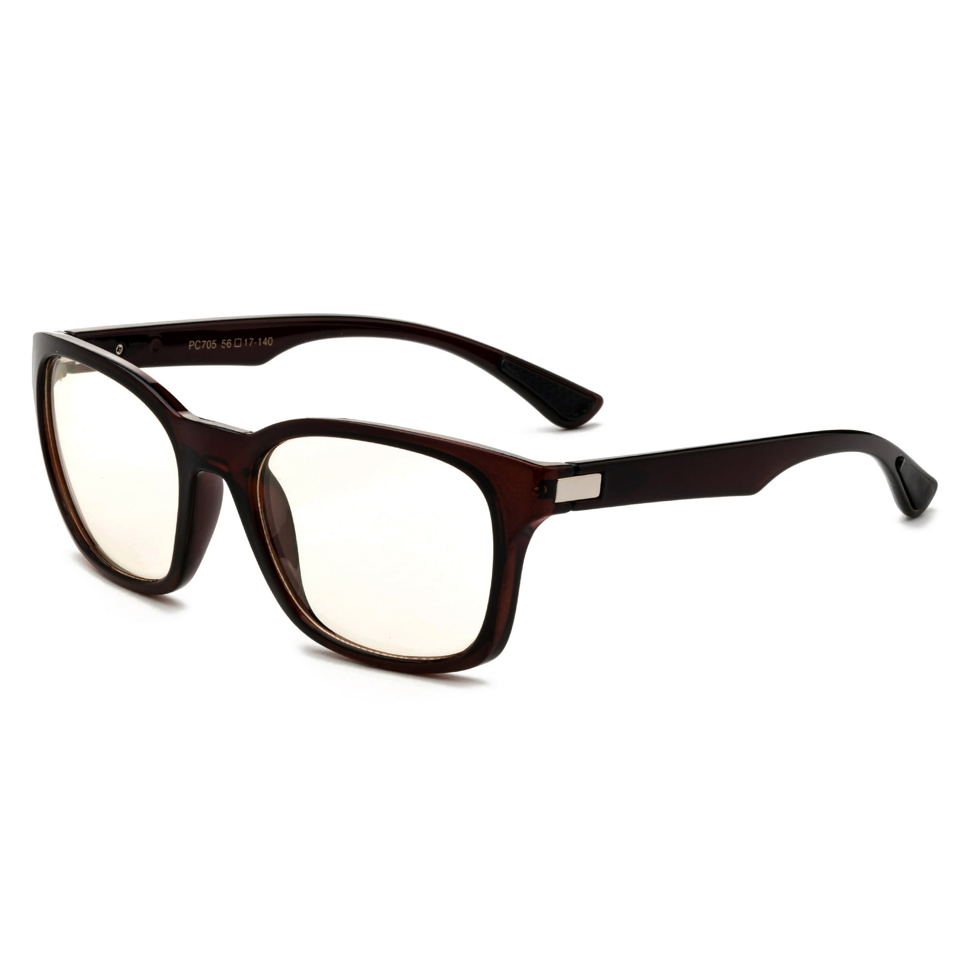 Newbee Fashion - Anti-Reflective Comfortable Computer Reading Glasses (No Magnification) Helps Eye Strain, Fatigue and Dry Eyes from Digital Devices with Anti-Blue Light, Anti-UV and Anti-Glare