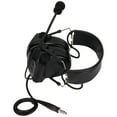 thumbnail image 3 of Headset,  Headphones 7.1mm Plug Comfortable Wearing  For  For GP-380 For GP338 Black, 3 of 8