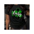 thumbnail image 1 of St Patrick's Day Print Shirt T-Shirt Men's Women's Crew Neck Cotton Short Sleeve Sports Tee All Seasons, 1 of 5
