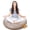 Taupe, variant on Cheer Collection 32" Round Floor Pillow with Washable Cover - Taupe