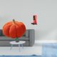 thumbnail image 2 of Almohadas De Calabaza De Halloween, Cojín Decorativo De Felpa Para Sofá, Cama, Dormitorio, Decoración De Habitación, Estatua De Cabeza De Isla De Pascua, Estatua De Moai, Decoración,, 2 of 8
