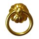 thumbnail image 1 of 5 uds estilo antiguo tiradores de latón puro anillo tiradores de cajones de gabinete manijas de mano armario manijas de puertas de armario, 1 of 5